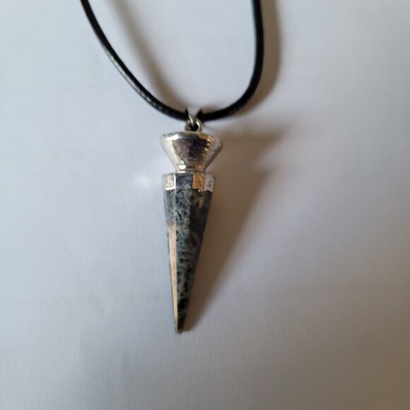 Pendant and Hexagon Natural Stone Pendant - Picture 2 of 3